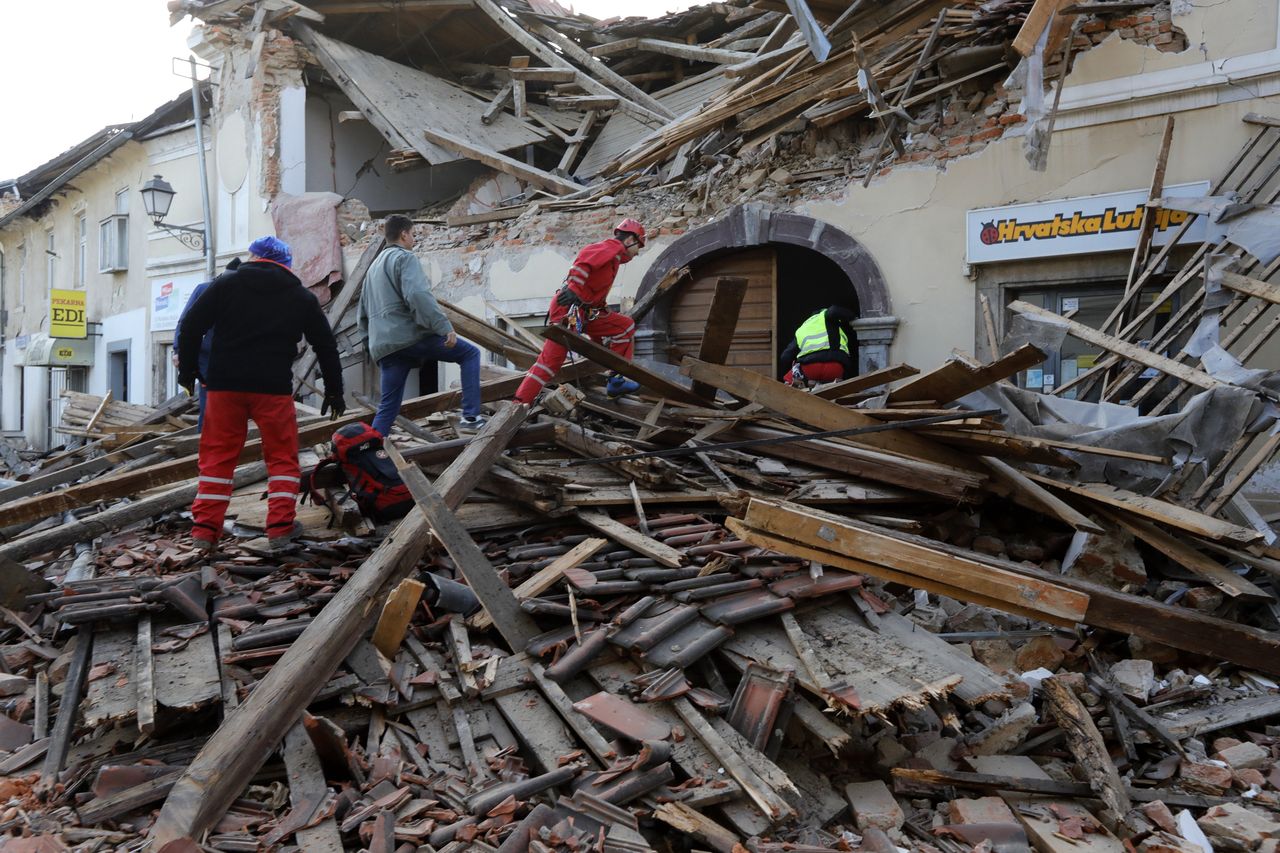 Chorwacja. Silne trzęsienie ziemi: wzrósł bilans ofiar