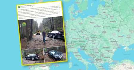 Nawigacja GPS bywa omylna. Mandat dla kierowcy w Karkonoszach