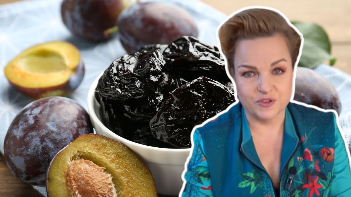 Katarzyna Bosacka porównuje wartości odżywcze śliwek