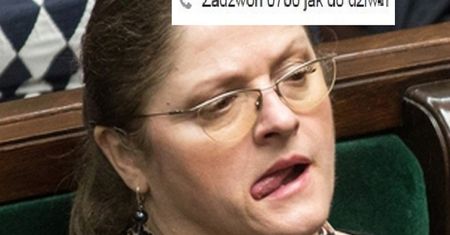 Krystyna Pawłowicz zachęca (?) na Facebooku: "Zadzwoń 0700 jak do dziw*i"