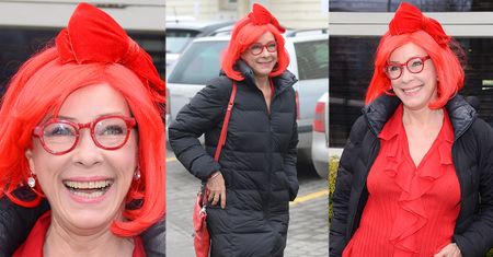 Małgorzata Potocka "bawi się modą" na "obiedzie z gwiazdami"