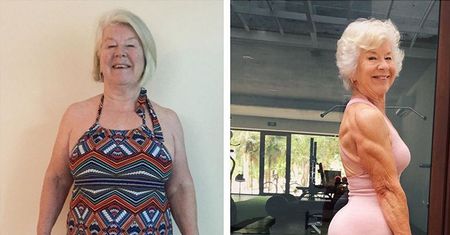 74-latka stała się ikoną fitnessu po tym, jak zrzuciła ponad 25 kg