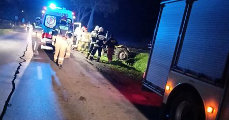 Ciągnik przygniótł rolnika. Mężczyzna nie żyje