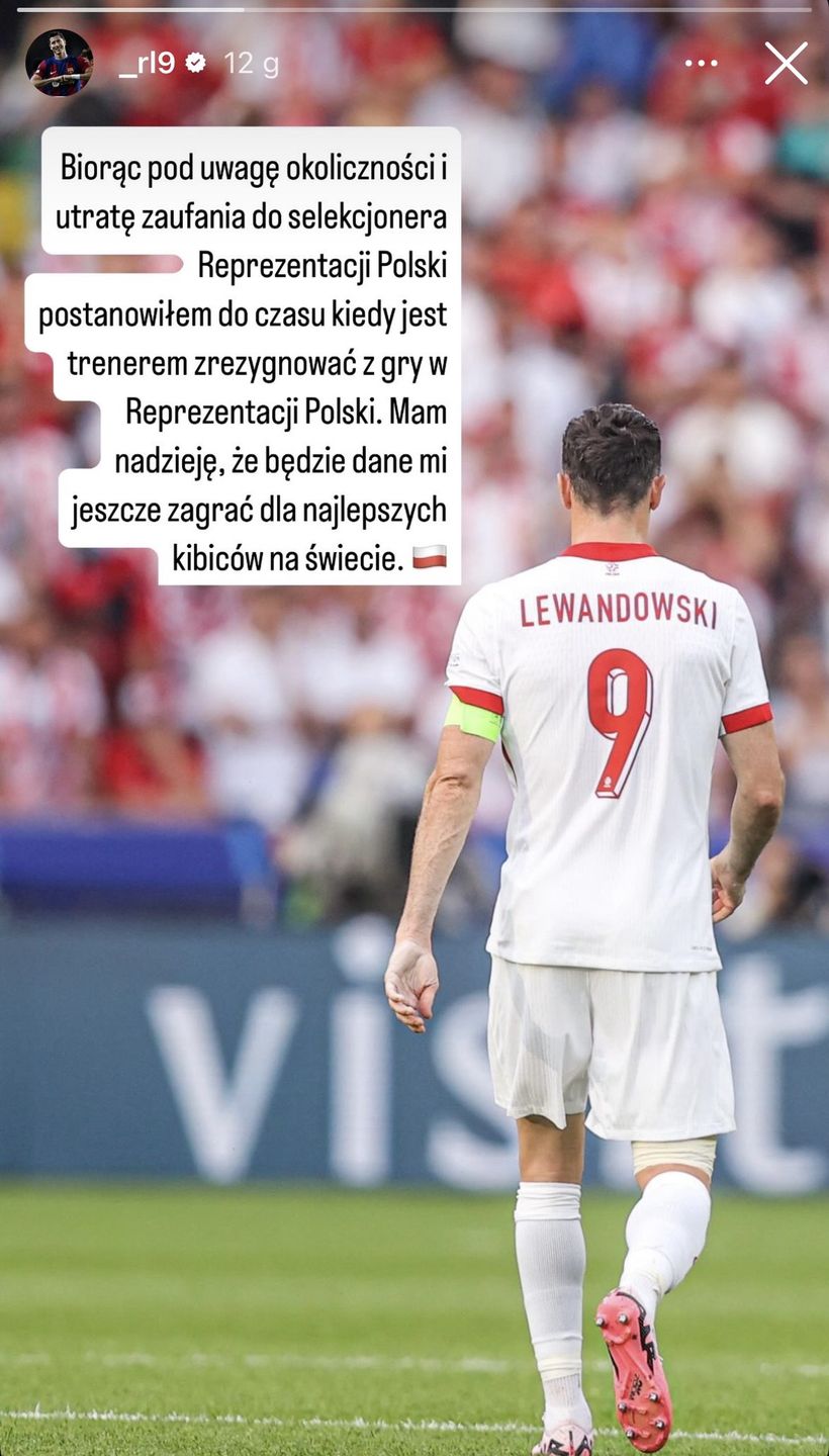 Oświadczenie Roberta Lewandowskiego