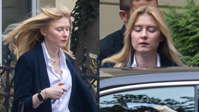 Rzadki widok! Kinga Duda "przyłapana" przez paparazzi