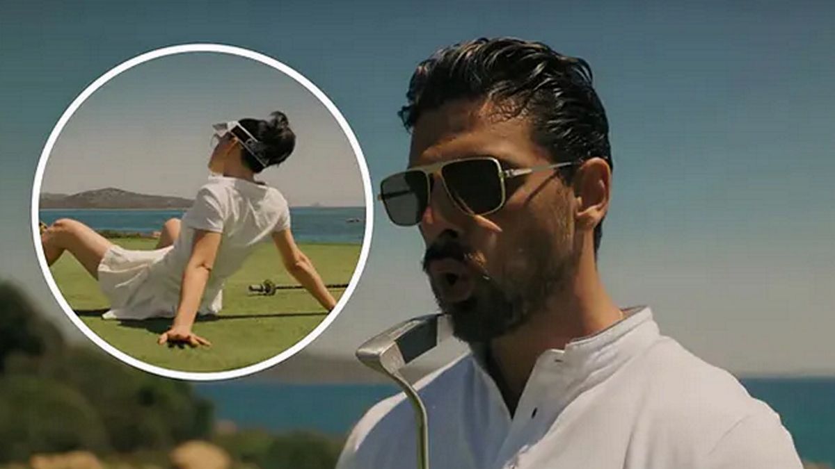 Scena na polu golfowym to szczyt absurdu