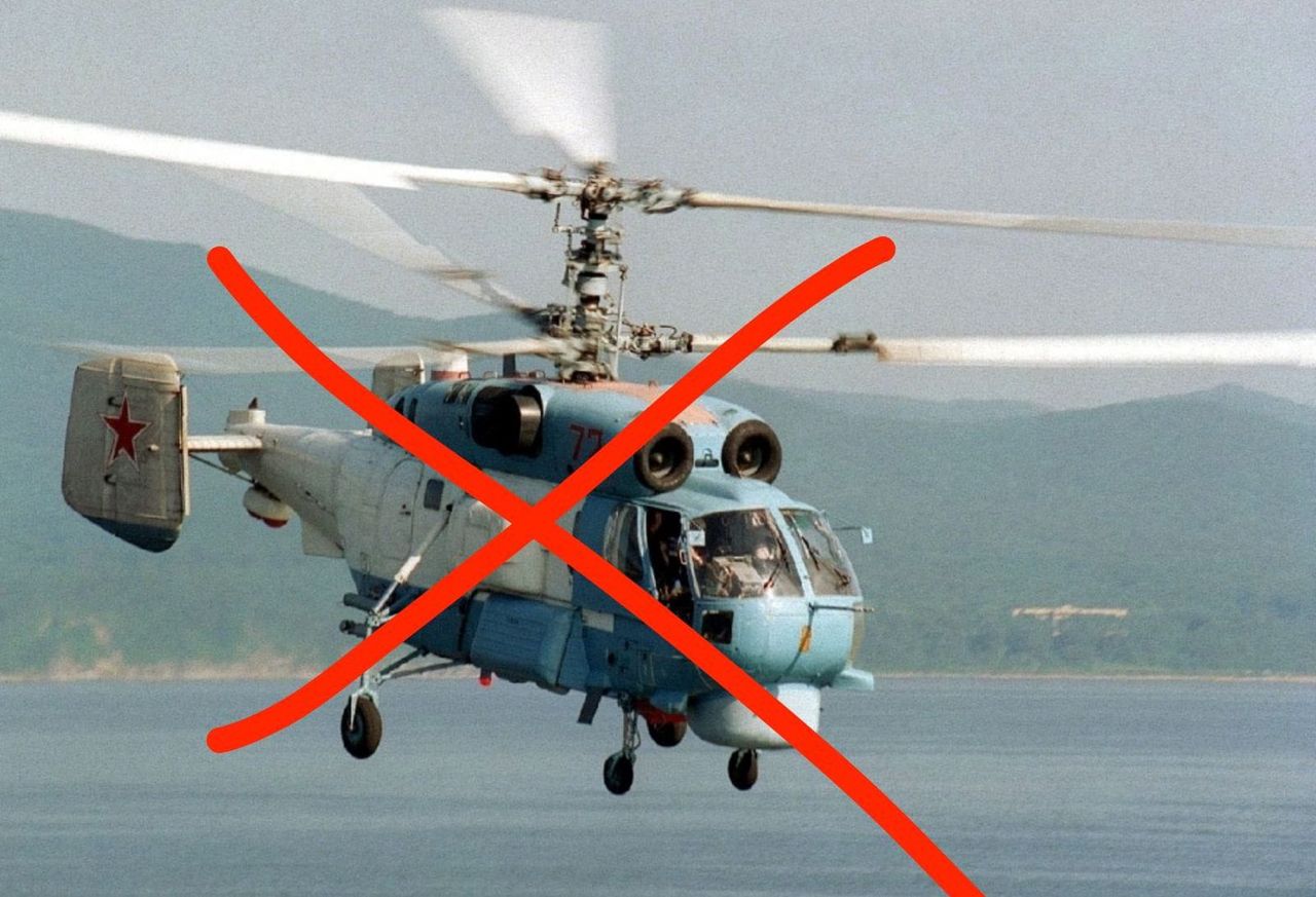 Russian Ka-27 Helicopter Goes Down in Occupied Crimea, Ukrainian Navy Confirms