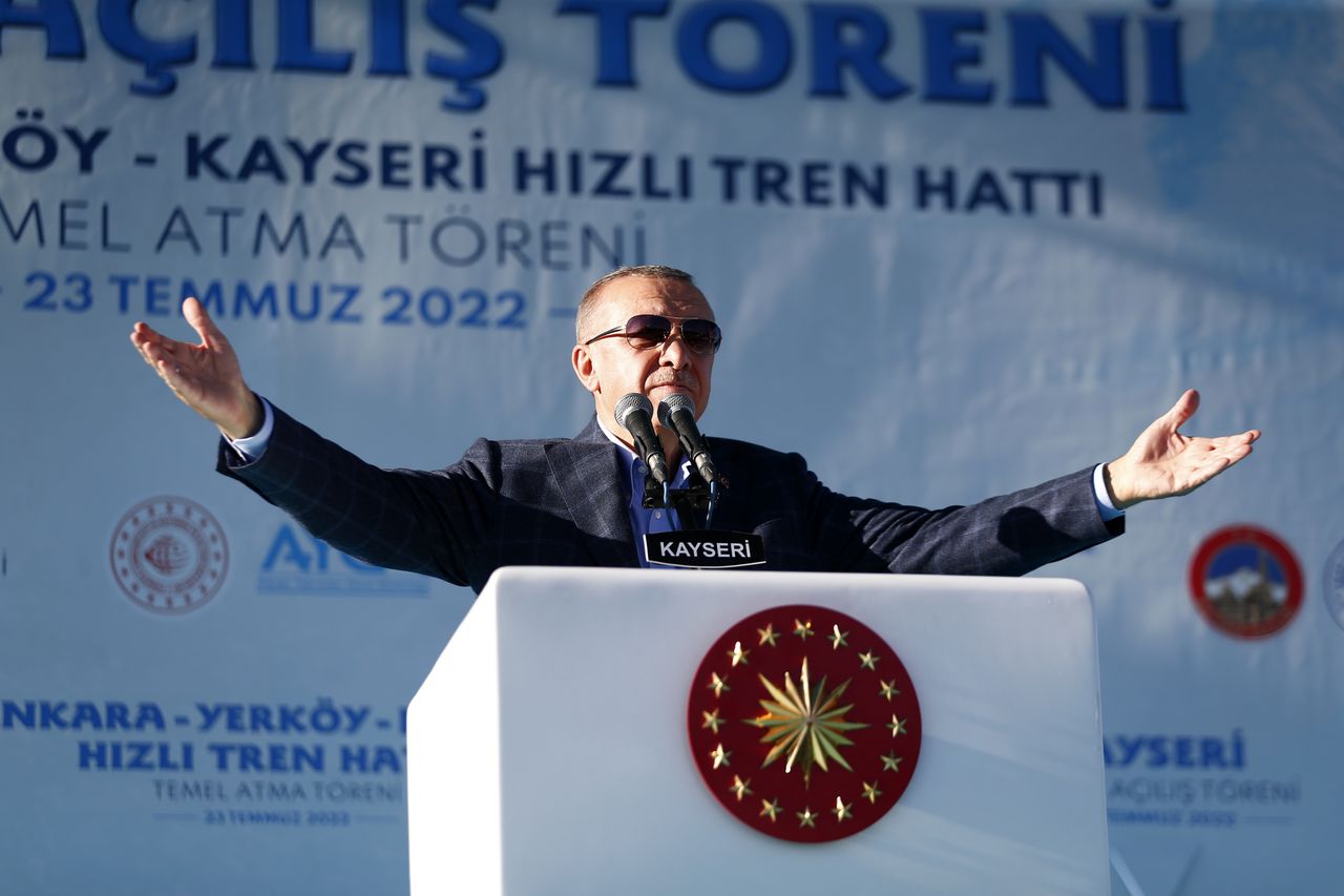 Prezydent Turcji Recep Tayyip Erdoğan