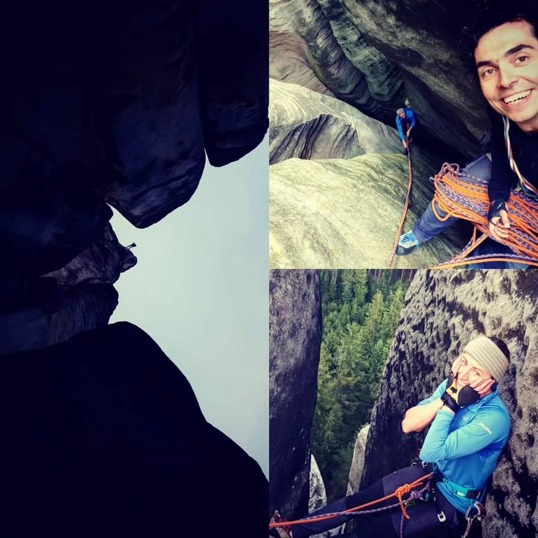 Justyna Kowalczyk i Kacper Tekieli w górach