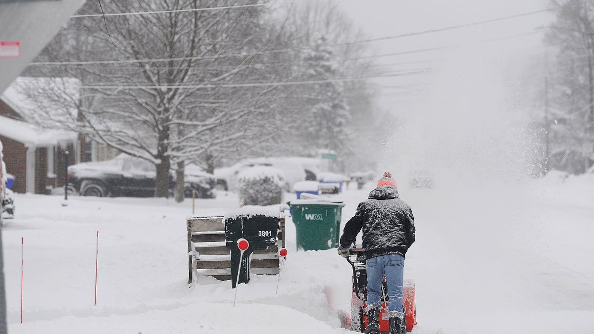 W stanie Nowy Jork mnóstwo śniegu spadło już pod koniec stycznia