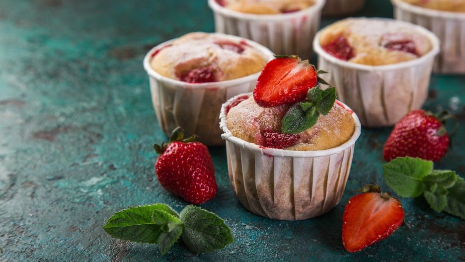 Muffinki z truskawkami