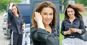 Świeżo upieczona singielka Beata Tadla flirtuje z obiektywami w drodze do pracy. Już otrząsnęła się po rozstaniu? (ZDJĘCIA)