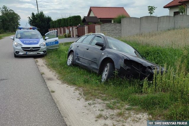 Staszów: Policyjny pościg. Na pytanie o ilość spożytego alkoholu odpowiedział: „trochę tego było”