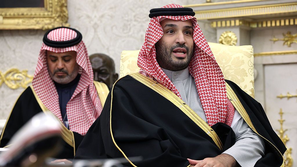 Następca tronu Arabii i Saudyjskiej Mohammed bin Salman (P)