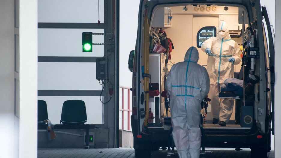 reporter_baza_2022-0209.02.2022 Starogard Gdanski Pandemia koronawirusa Kociewskie Centrum Zdrowia Szpital sw Jana Karetka Fot. Wojciech Strozyk/REPORTERWojciech Strozyk/REPORTER