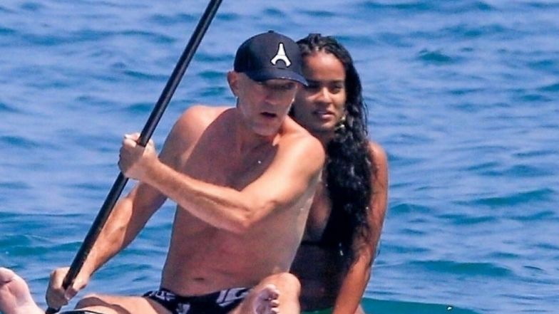 Vincent Cassel wypoczywa na plaży z nową znajomą