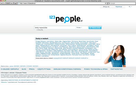 123people – największa wyszukiwarka osób na świecie – wystartowała w Polsce