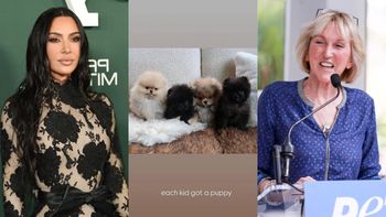 Kim Kardashian kupiła dzieciom pod choinkę po SZCZENIAKU. PETA grzmi: "Niewybaczalnie BEZDUSZNE"