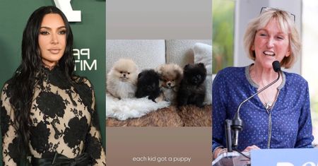 Kim Kardashian kupiła dzieciom pod choinkę po SZCZENIAKU. PETA grzmi: "Niewybaczalnie BEZDUSZNE"