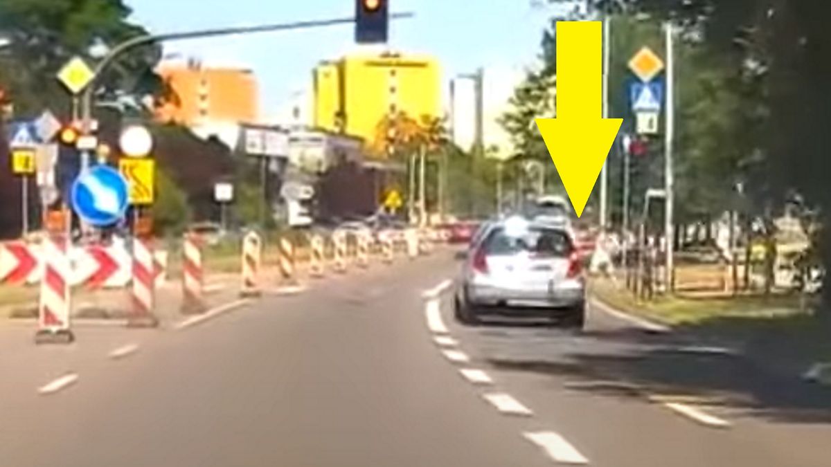 W Kielcach omal nie doszło do potrącenia