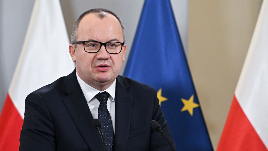 Warszawa, 26.02.2024. Minister sprawiedliwości, prokurator generalny Adam Bodnar podczas konferencji prasowej po wysłuchaniu kandydatów na stanowisko prokuratora krajowego, 26 bm. w siedzibie resortu w Warszawie. (amb) PAP/Radek Pietruszka