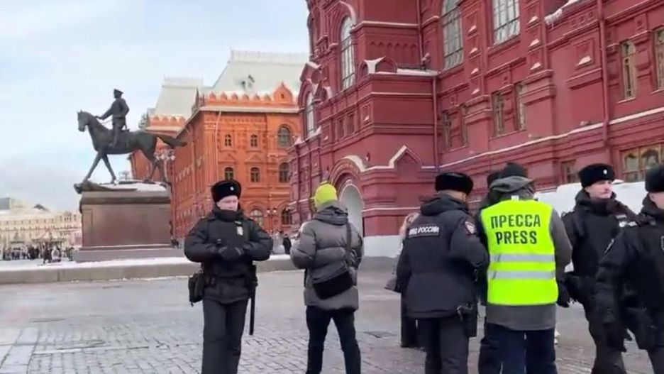 Demonstracja w Moskwie. Zatrzymano dziennikarzy