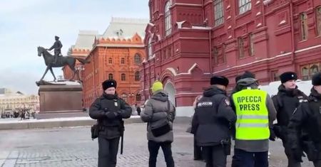 Protest w Moskwie. Zatrzymano dziennikarzy. "Robili zdjęcia"