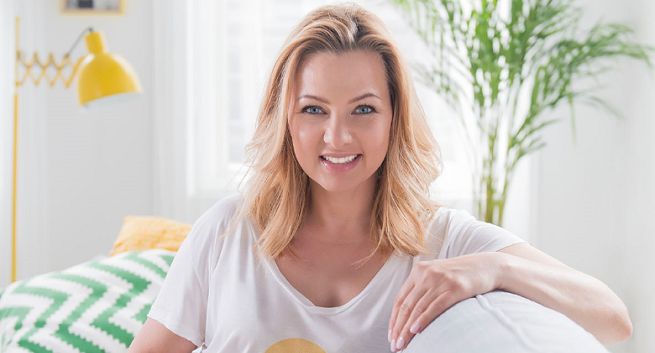 Katarzyna Bujakiewicz promuje ubezpieczenie Onkopolisa w BZ WBK-Aviva (wideo)