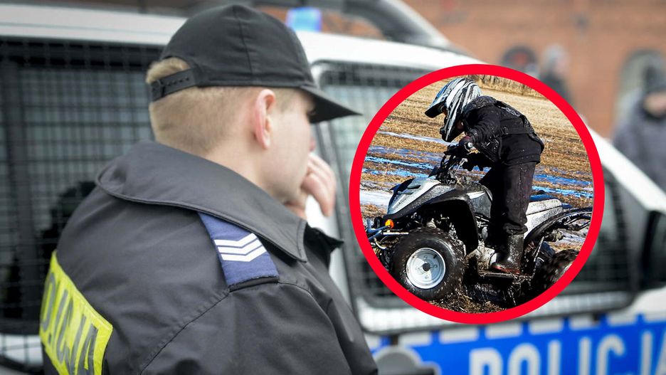 13-latek zderzył się z betonowym ogrodzeniem. Pierwszy raz wsiadł na quada