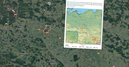 Silny wstrząs na Dolnym Śląsku. "Ładnie zabujało"