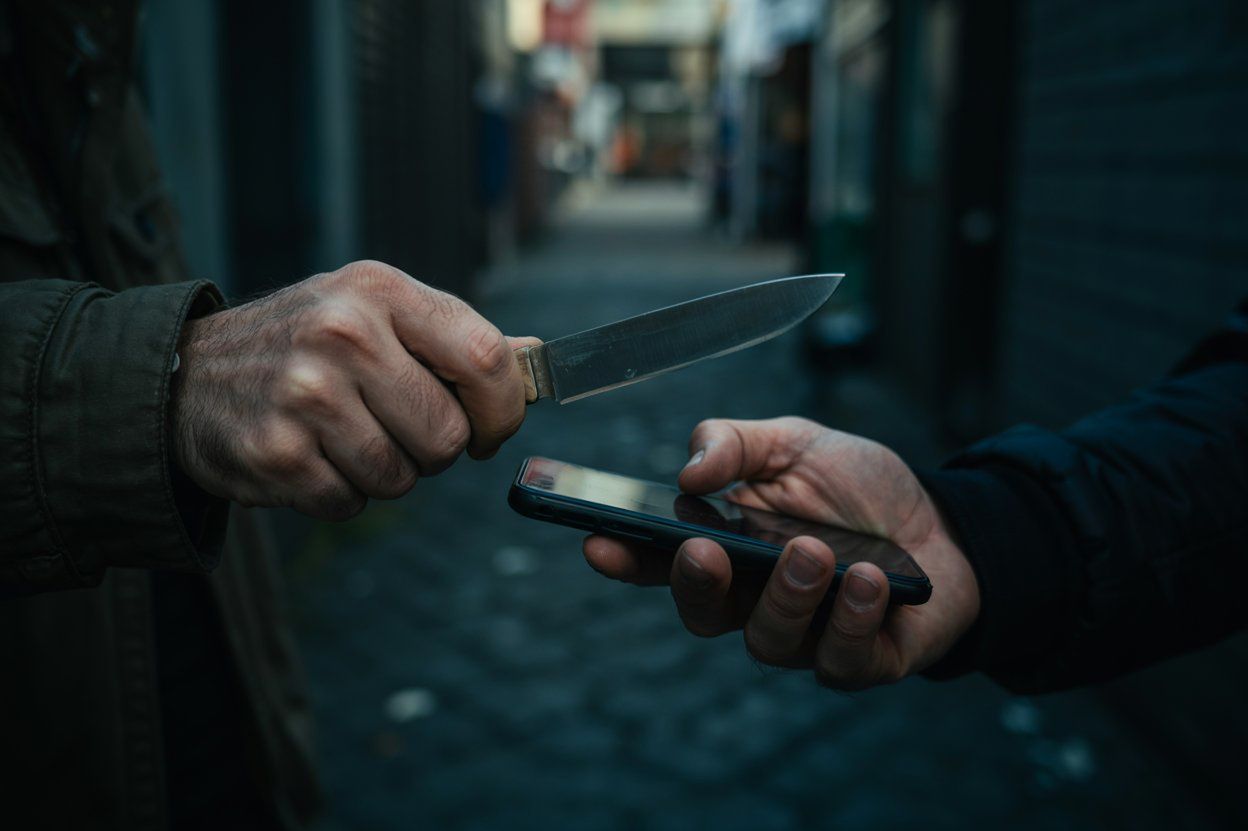 Brutalny rozbój w gminie Czarnków! 30-latek groził nożem dla telefonu i zestawu stereo