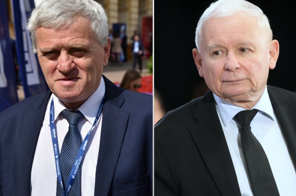 Stanisław Kogut i Jarosław Kaczyński