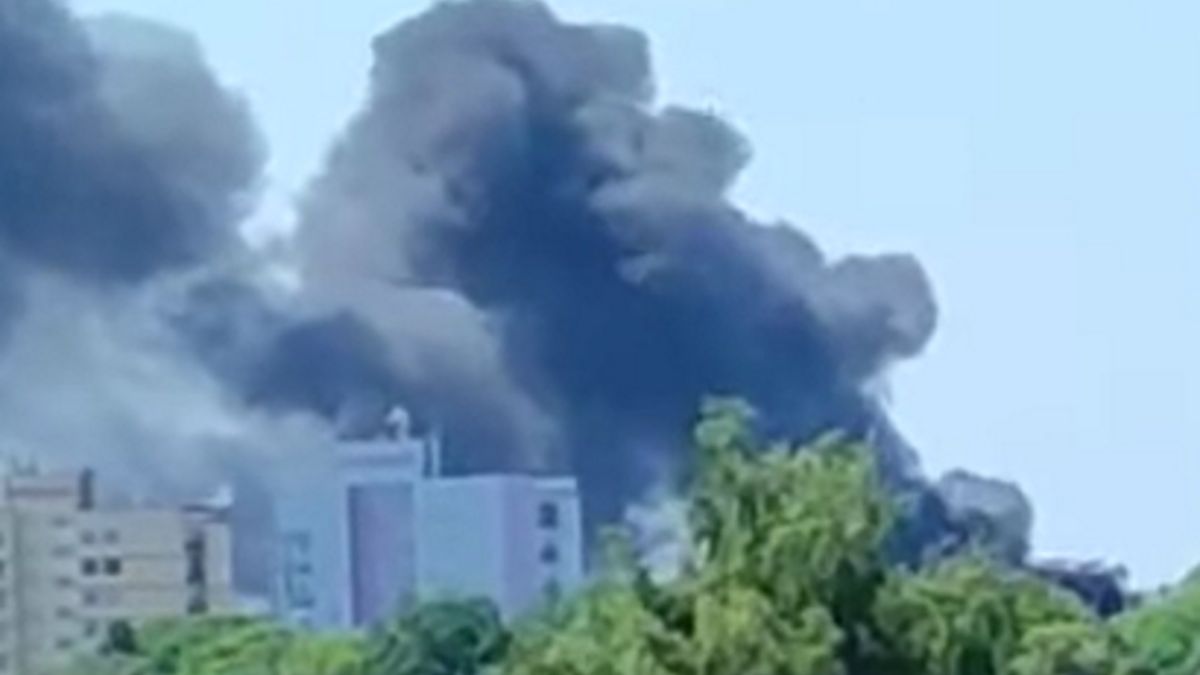 Pożar na terenie szkoły w Ostrowie Wielkopolskim