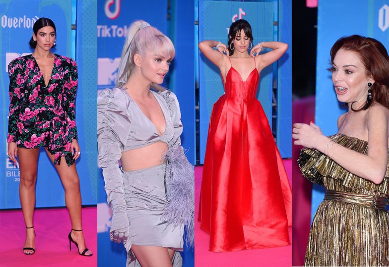 MTV EMA 2018: Zmarnowana Lindsay Lohan, ekscentryczna Margaret, Dua Lipa w stylu lat 80-tych....