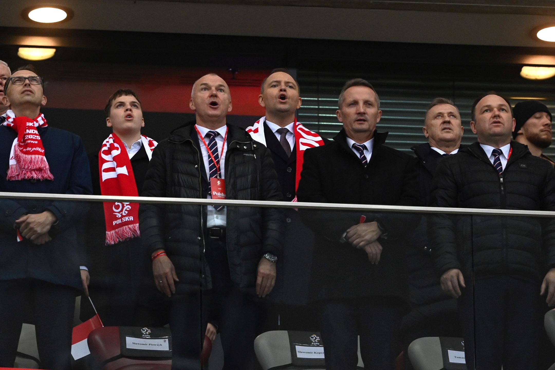 Prezydent RP Karol Nawrocki na trybunach