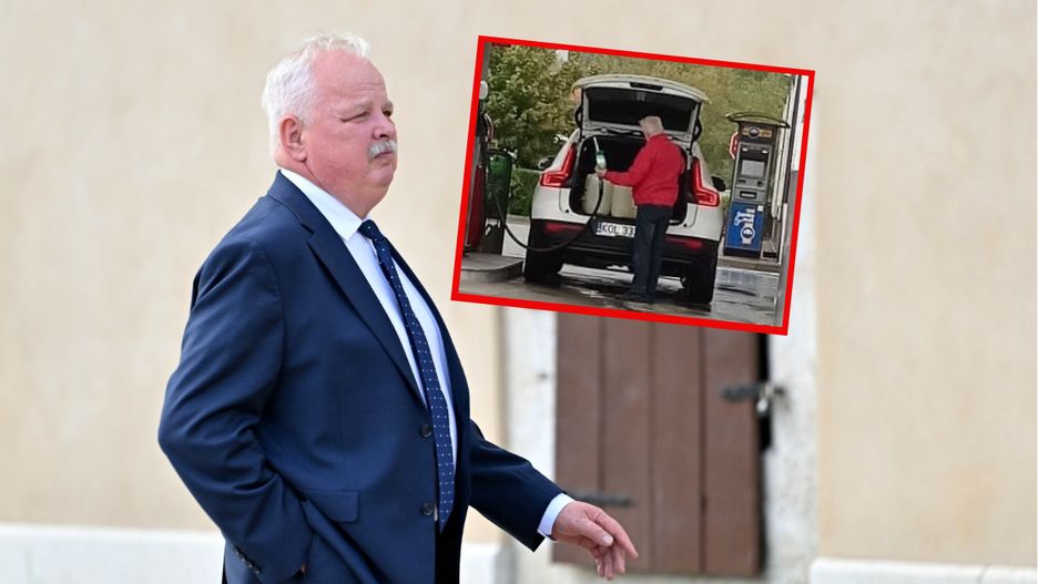 Jacek Osuch przyznaje, że tankował "na zapas". Ale nie do auta. 