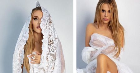 Ubrała się w firankę. Doda wybrała odważną stylizację