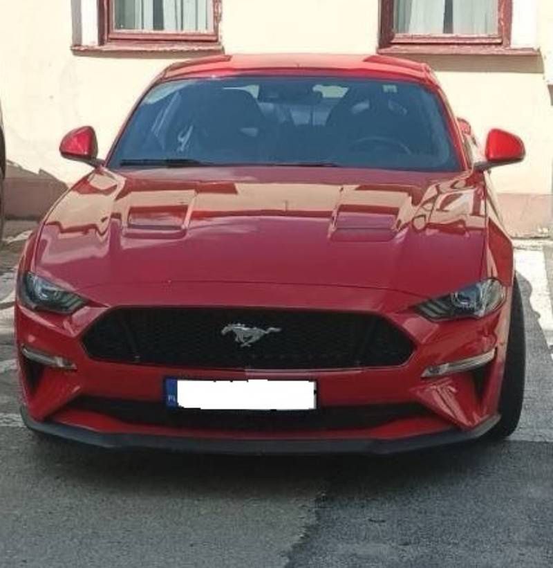 Ciechanów: Konfiskata mustanga. Teraz ma trafić do policji