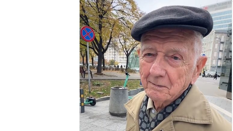 Starszy pan w obiektywie mr.dzieki