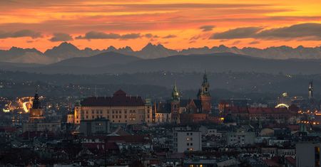 Zrobił niezwykłe zdjęcie. Tatry widać z Krakowa