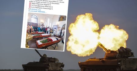 Odpowiadali na bombardowanie Ukrainy. Rosjanie pokazali ich trumny