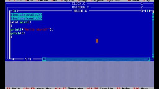 TurboC++ for Windows
