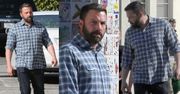 Ben Affleck wyłania się z kościoła w stroju ponętnego drwala