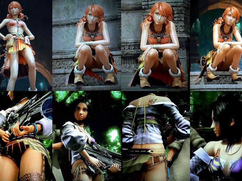 Final Fantasy XIII - zaglądamy bohaterkom pod spódniczki 2