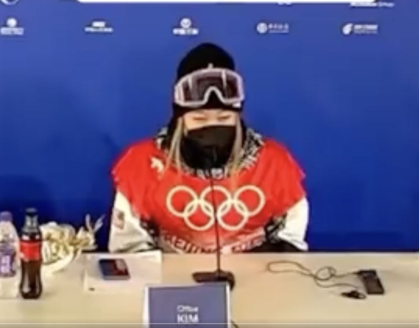 Mistrzyni olimpijska zaskoczyła podczas konferencji. O to poprosiła dziennikarzy