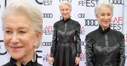 72-letnia Helen Mirren w skórzanej sukni od Valentino