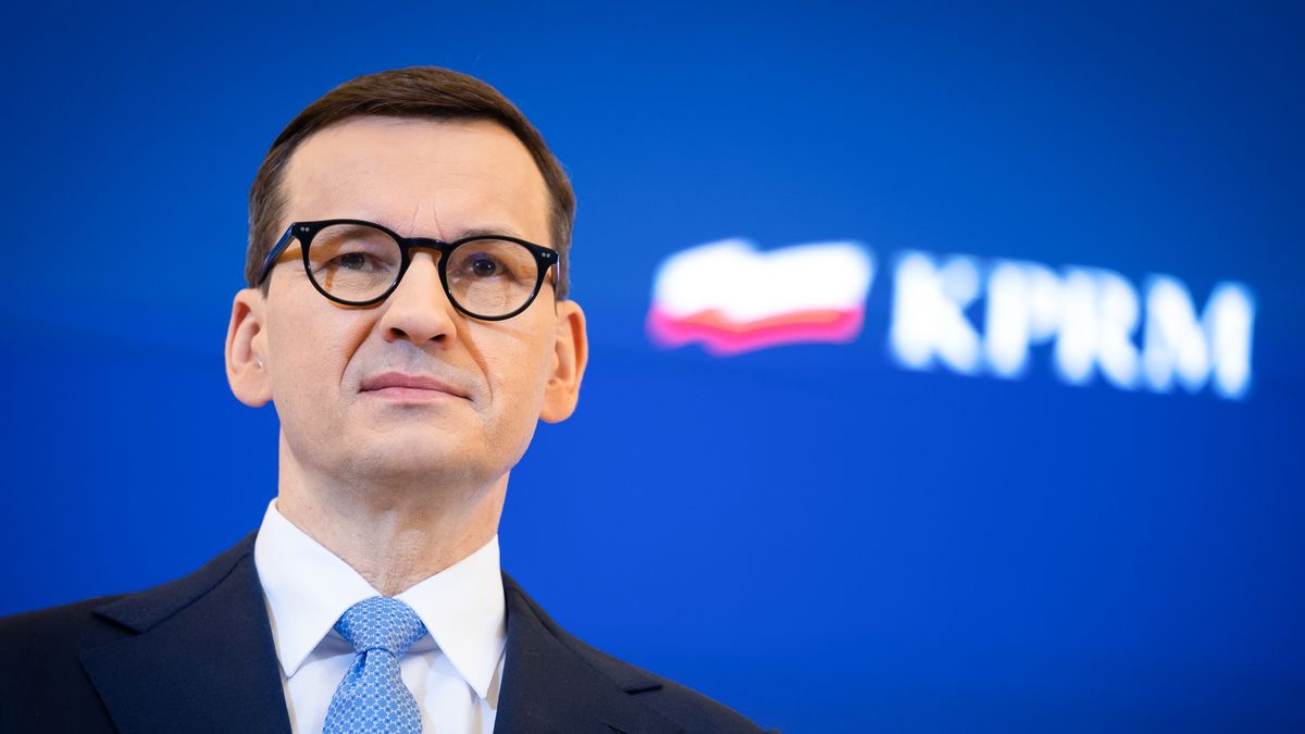 Polish Politics And More (archives 2016-2022)
Mateusz Morawiecki in Warsaw, Poland on February 11, 2022 (Photo by Mateusz Wlodarczyk/NurPhoto via Getty Images)
NurPhoto
news, polish, polska, prime minister of poland, a press conference, briefing, konferencja prasowa, warszawa, illustrations, picture, photo