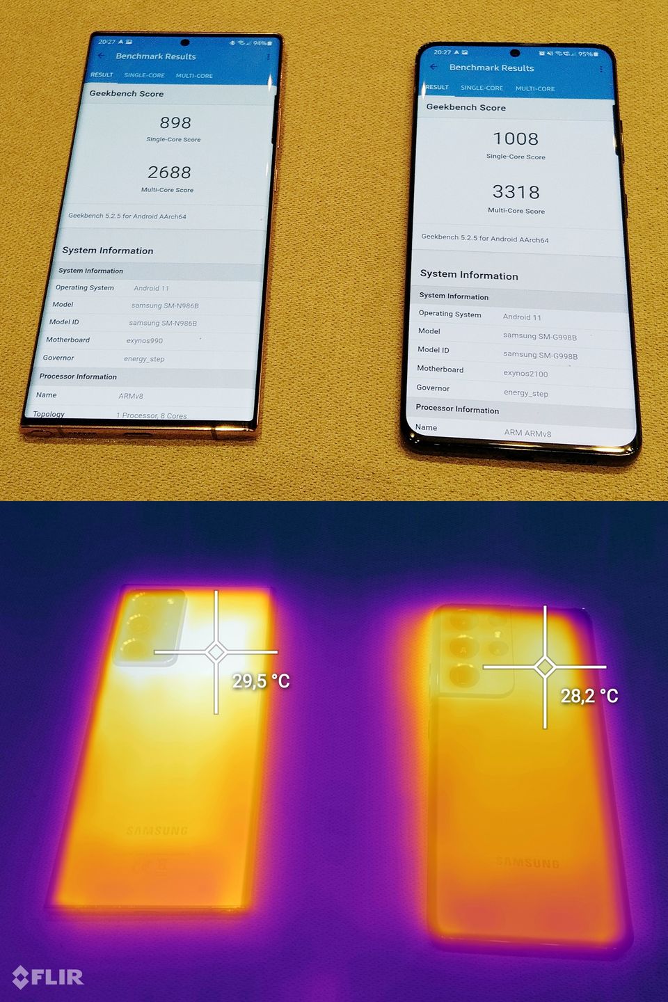 Sprawdziłem, czy Samsung Galaxy S21 Ultra z Exynosem 2100 się przegrzewa 4
