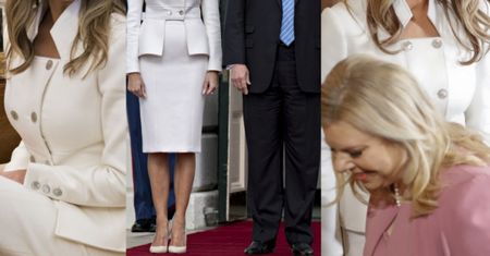 Melania Trump PO RAZ PIERWSZY w Białym Domu od zaprzysiężenia Donalda Trumpa! (ZDJĘCIA)