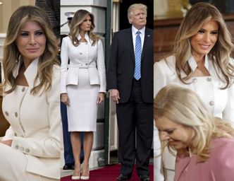 Melania Trump PO RAZ PIERWSZY w Białym Domu od zaprzysiężenia Donalda Trumpa! (ZDJĘCIA)